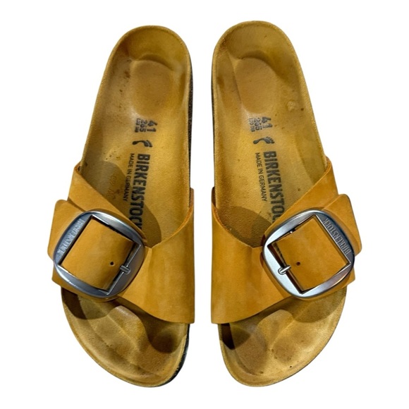 Birkenstock Madrid Big Buckle Sandals Sz 41 Narrow - Picture 2 of 5